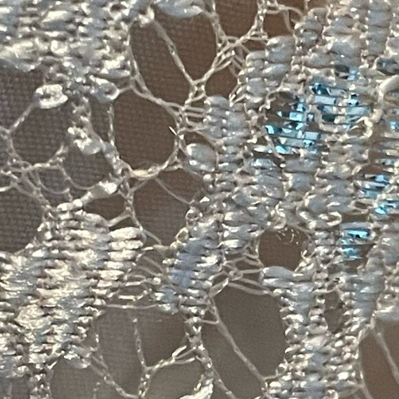 Jenny Yoo Harlow Sandstone Metallic Cocktail Dress size 14 - Picture 12 of 12